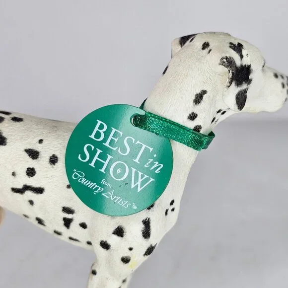 Dalmatian Dog Figurine By Country Artists Best In Show Collectible Resin Statue - Picture 5 of 8